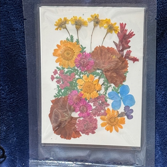 Other - Pressed Floral Artwork — Mixed Wildflower Bouquet